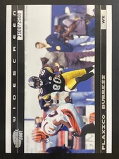 Plaxico Burress 2001 Pacific Invincible Widescreen /2500 Pittsburgh Steelers #14