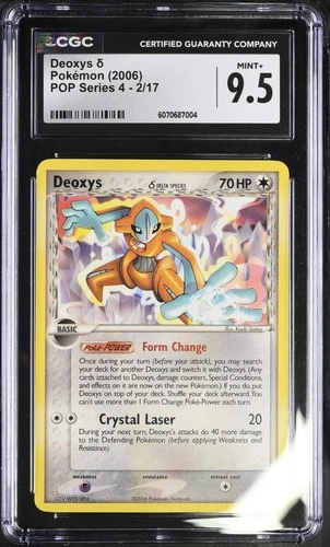 Deoxys δ - 2/17 POP Series 4 - Pokémon TCG - 2006 CGC 9.5