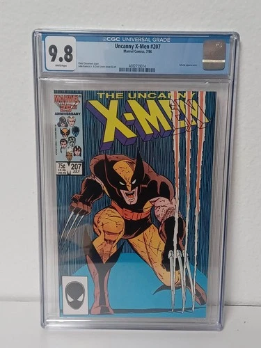 UNCANNY X-MEN #207 (Marvel Comics, 1986) CGC Graded 9.8 ~ WHITE Pages