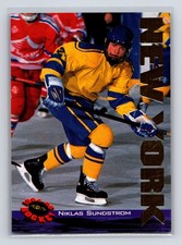 1994-95 Classic - Gold #79 Niklas Sundstrom New York Rangers Hockey Card