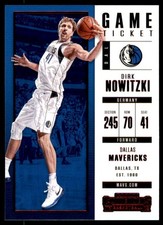 2017-18 Basketball Dirk Nowitzki #62