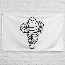 Michelin V12 Flag 3x5 ft Garage Banner Man Cave Wall Decor
