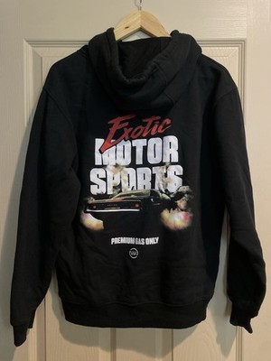 YOUNG & RECKLESS EXOTIC MOTOR SPORTS PREMIUM GAS RACING HOODIE SWEATSHIRT SIZE S