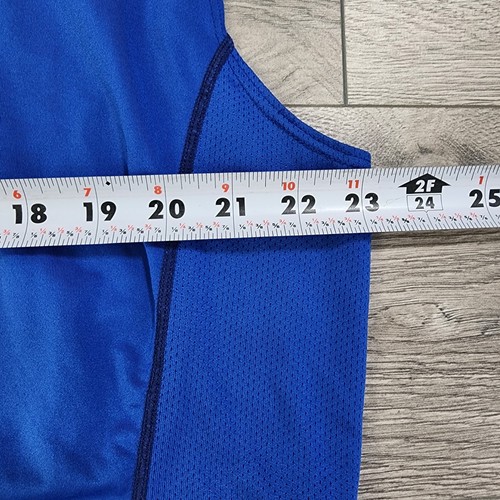 Nike Pro Combat Men's Shirt XXL Blue Dri Fit Sleeveless Stretch Performance - Picture 7 of 8
