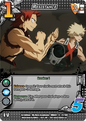 4X-Resistance - 1st Edition-MHA01F-My Hero Academia First Edition-Universus