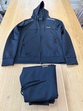 Image of Black Hugo Boss Black Tracksuit Men's Hoodie Joggers Set - Medium