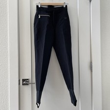Bogner Vintage Ski Pants Black With Stirrups Women  s Size 8
