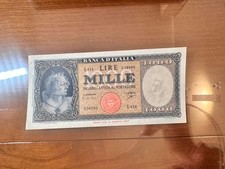 REPUBBLICA ITALIANA LIRE 1000 ITALIA MEDUSA 25 9 1961 SPL+/qSUP SABAUDA