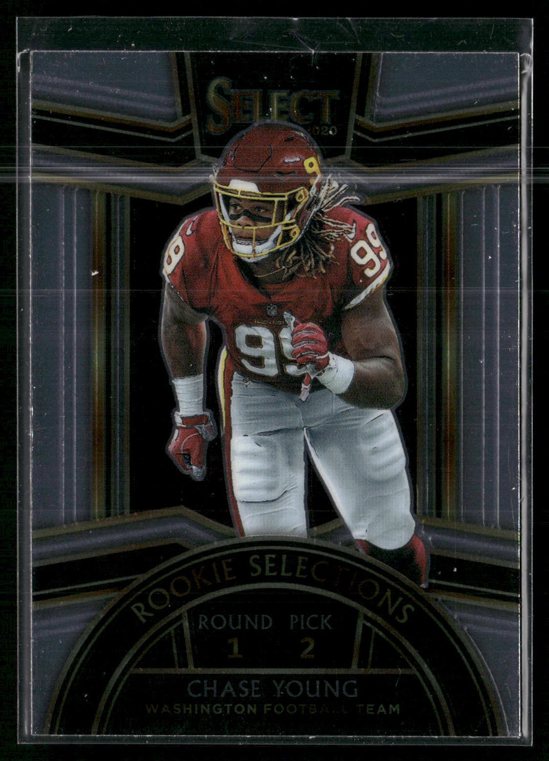 Chase Young 2020 Panini Select #RS-2 Rookie Selections Washington Football Team