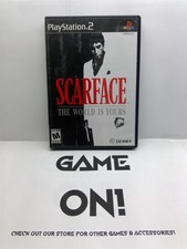 Scarface: The World is Yours (PlayStation 2, 2006) Complete w/ Manual -Free Ship