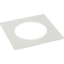 100mm Round Wall Plate Vent Cover Air Ventilation Grille White