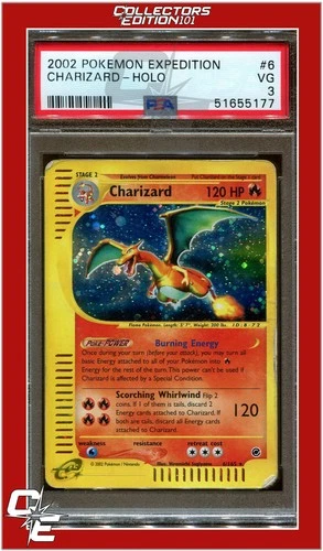 Expedition 6 Charizard Holo PSA 3