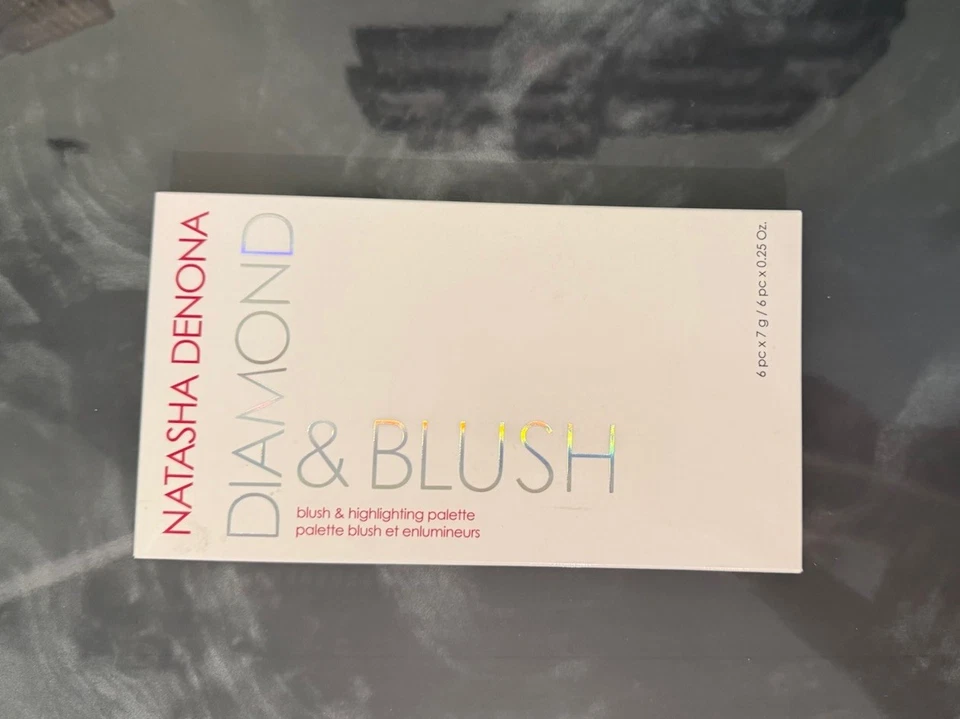 NEW Natasha Denona Diamond & Blush Face Palette 01 DARYA 6 SHADES X .25 oz NIB! - Image 2 of 4