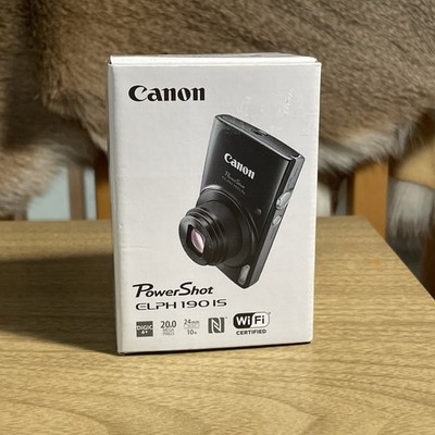 Canon PowerShot ELPH 190 IS / IXUS 180 20.0 MP Digital Camera - Black openbox
