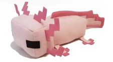 Minecraft Pink Axolotl Plush Stuffed Animal Toy Game