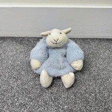Vintage Jellycat Fluffernutter Lamm Schaf blau retired rare