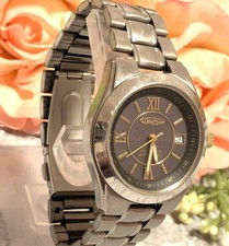 Aureole Solar Men's Analog Date Solar Powered Analog Display Wristwatch