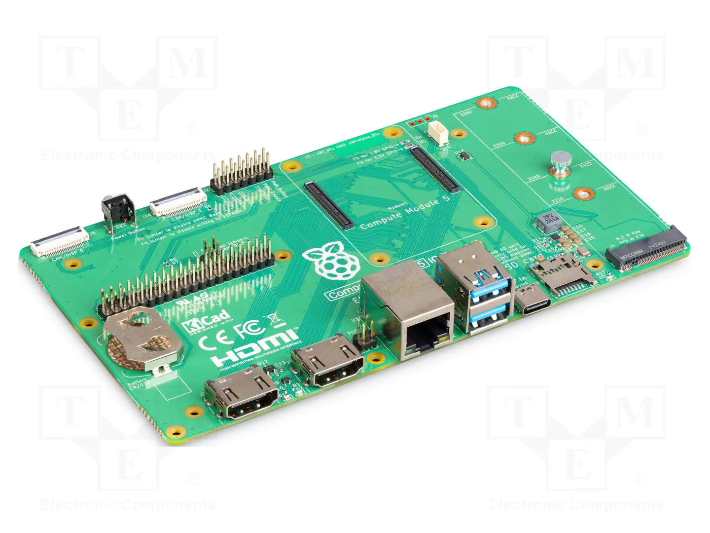 RASPBERRY PI RASPBERRY-PI-COMPUTE-MODULE-5-IO-BOARD Accessories