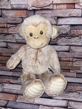 Aurora Ebba Marlow Monkey Soft Plush 13 Frosted Brown Stuffed Animal Baby Toy