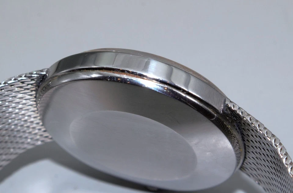 Reloj CORUM 89364SL VRW-1139 cuerda automática esfera plateada SS hombres usado auténtico Foto 4 de 4