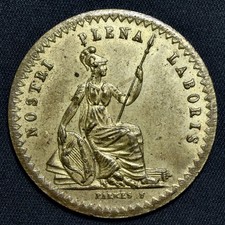 ND Ireland, Dublin, Royal Dublin Society, Admit Child Brass Ticket, W.2623