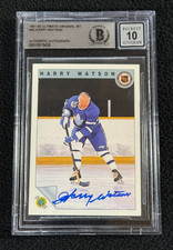Harry Watson Signed 1991/92 Ultimate Original 6 Card BAS Certified Auto Grade 10