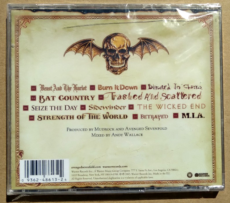 AVENGED SEVENFOLD CITY OF EVIL CD BRAND NEW SEALED CD | eBay
