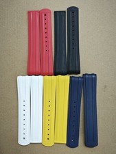 20mm FKM Rubber Strap Watch Band Fits Omega Seamaster Diver 300M 42 mm