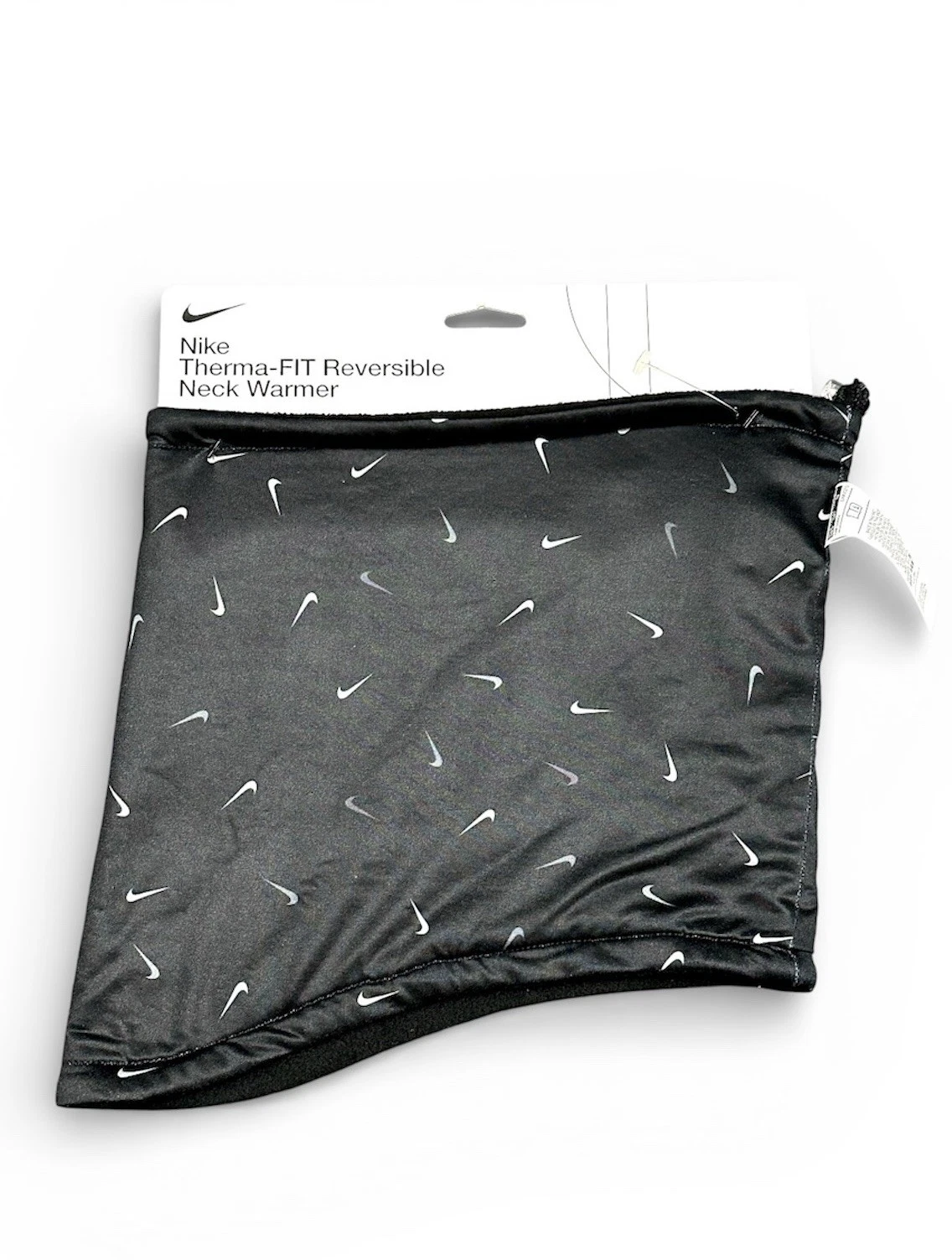 Nike Therma-FIT Reversible Neck Warmer Adult Black Gray Swoosh Snood Gaiter NWT
Opens in a new windo