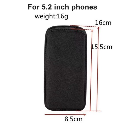 Sleeve Case Mobile Phone Pouch Neoprene Bag Soft Cover Mobile Phone Bag - Afbeelding 8 van 12