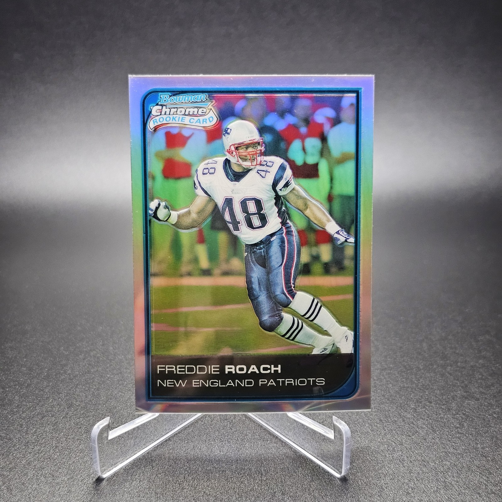 2006 Bowman Chrome Freddie Roach Patriots Refractor /500 Rookie #52 13372