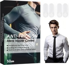 100 PCS Men's Nipple Cover, The Original Sports 100pcs 50 Pairs White