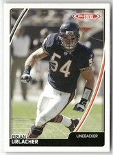 2007 TOPPS TOTAL #TC6 BRIAN URLACHER TEAM CHECKLISTS CHICAGO BEARS