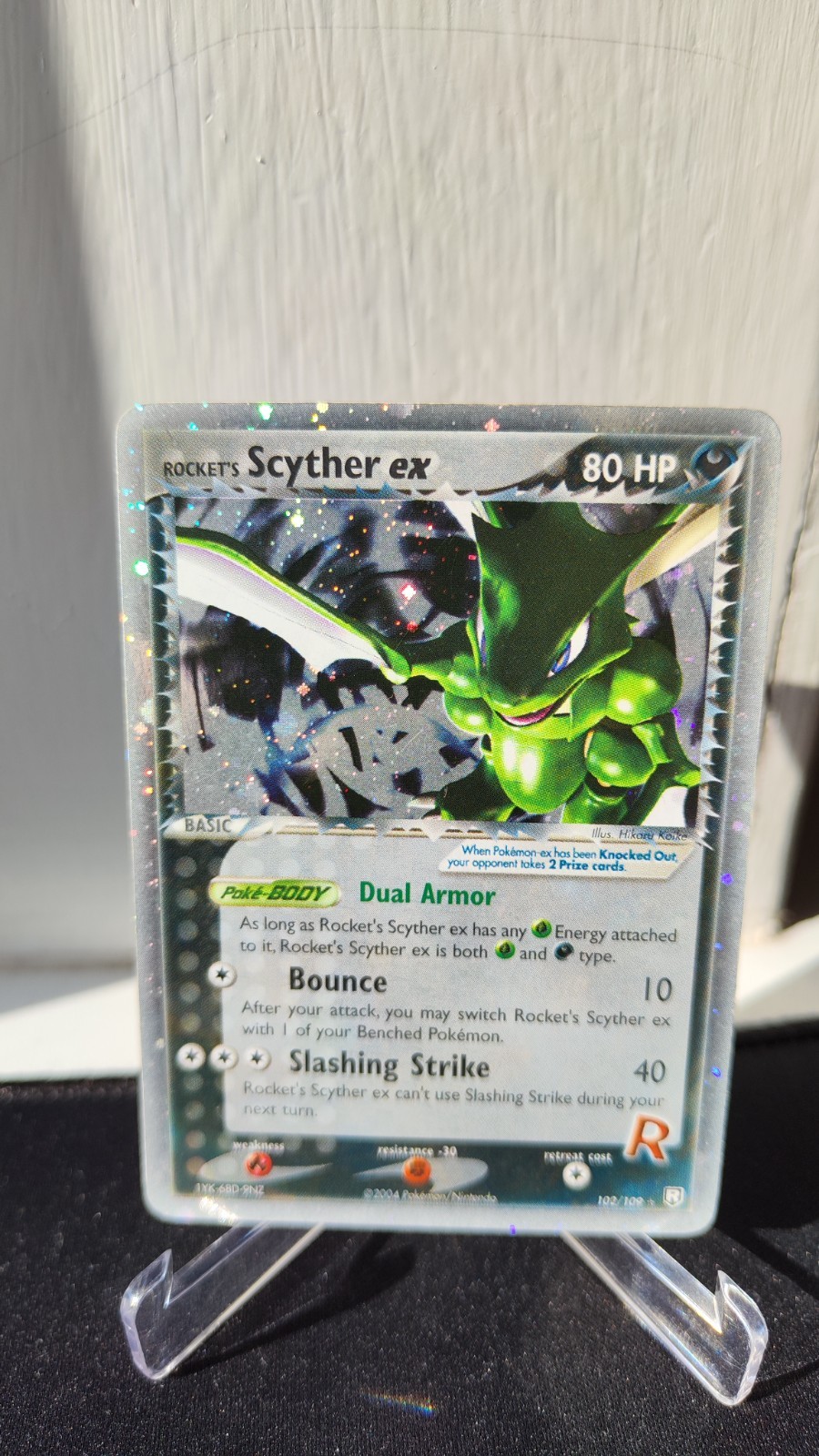 Rocket's Scyther Ex 102/109  - EX Team Rocket Returns  - Ultra Rare Pokemon Card