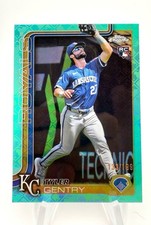 Tyler Gentry LogoFractor /199 Aqua Refractor #218 2025 Topps Chrome Logofractor