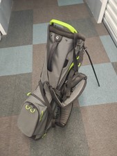 TaylorMade FlexTech Carry Golf Stand Bag. Grey - Lime colourway