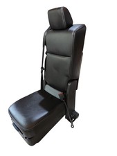 2013 - 2016 Ford F250 F350 Super Duty Front Black Leather Jump Seat Lariat 11-16