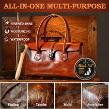 4-in-1 Mink Oil Leather Conditioner and Cleaner 3.52 oz - Premium Waterproof ...
