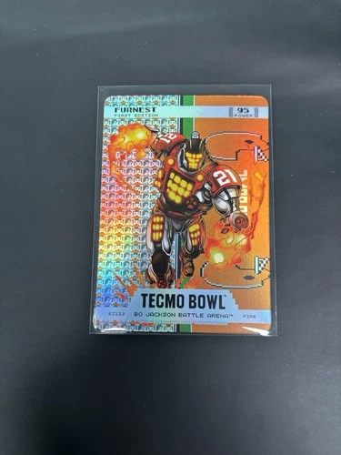 2026 Bo Jackson Battle Arena Furnest First Edition Fire Endzone EZ122 Foil