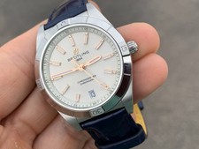 Breitling Chronomat 36 Automatic White Diamond Dial Watch A10380 11