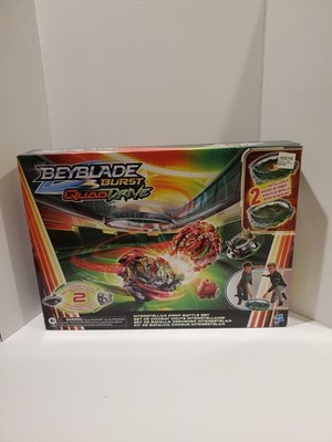 NIB-Beyblade QuadDrive Interstellar Drop Battle Beyblade Launcher New