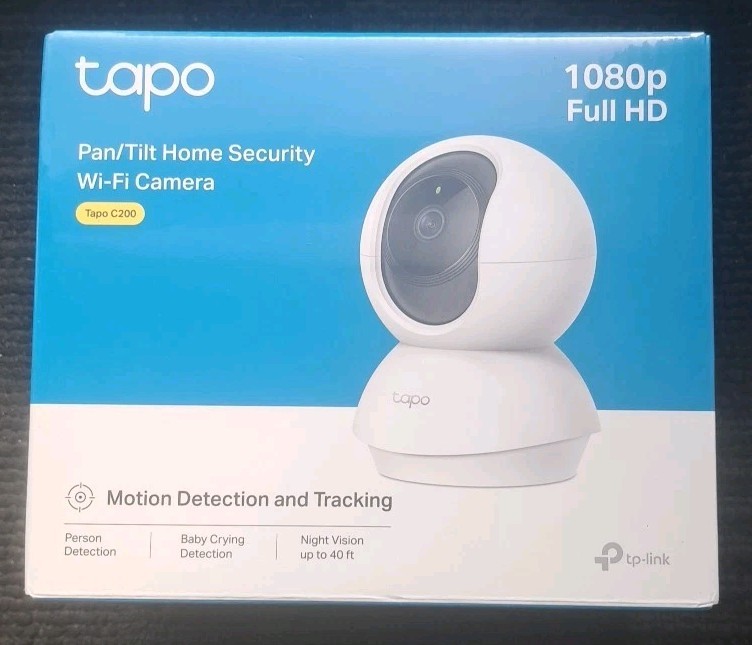 Tapo C200 1080P Pan/Tilt Indoor Camera, Baby Monitoring, Motion Detection