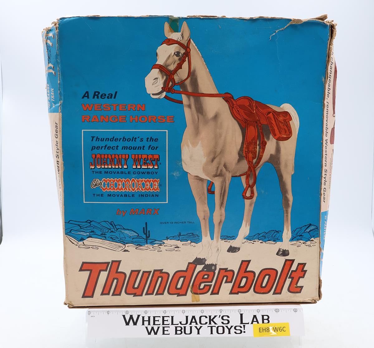 Thunderbolt Johnny West Best of the West 1960s Marx Vintage