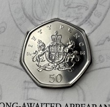 2013 Christopher Ironside UK Brilliant Uncirculated Fifty Pence 50p Coin