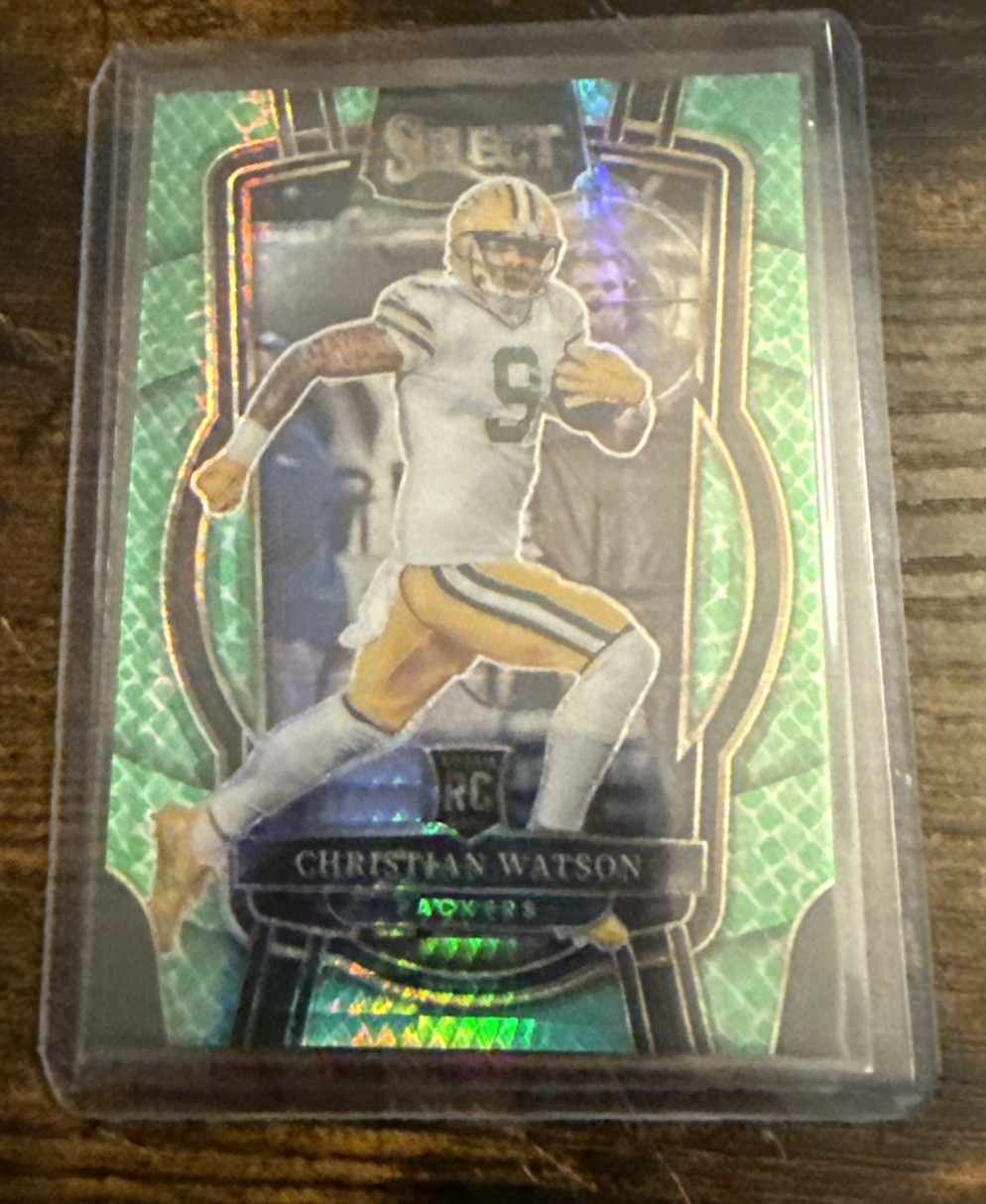 2022 Panini Select  Christian Watson #265 Dragon Scale Prizm /89 (RC)