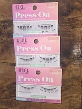 LOT 3 NEW ARDELL PRESS ON PRE-GLUED UNDERLASH EXTENSIONS - "NAKED" NATURAL