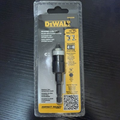 Dewalt DWA2509 Rapid Load Sure Set System 1/4 