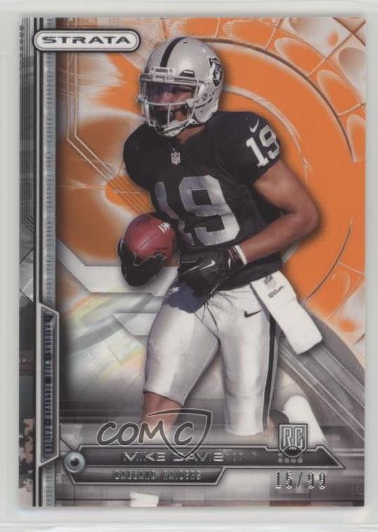 2014 Topps Strata Rookie Orange Topaz 15/99 Mike Davis #198 Rookie RC 7m3
