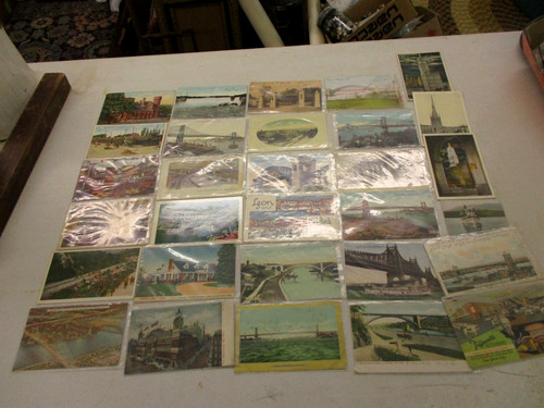 30 NEW YORK CITY & STATE USED & UNUSED 1906 T0 1040'S POSTCARDS