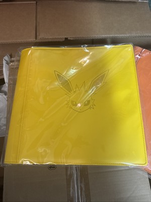 jolteon card binder Pokemon TCG Advanced theme 480 slots Sealed Sleeve panoramic cards included Jolteon Binder - Etsy